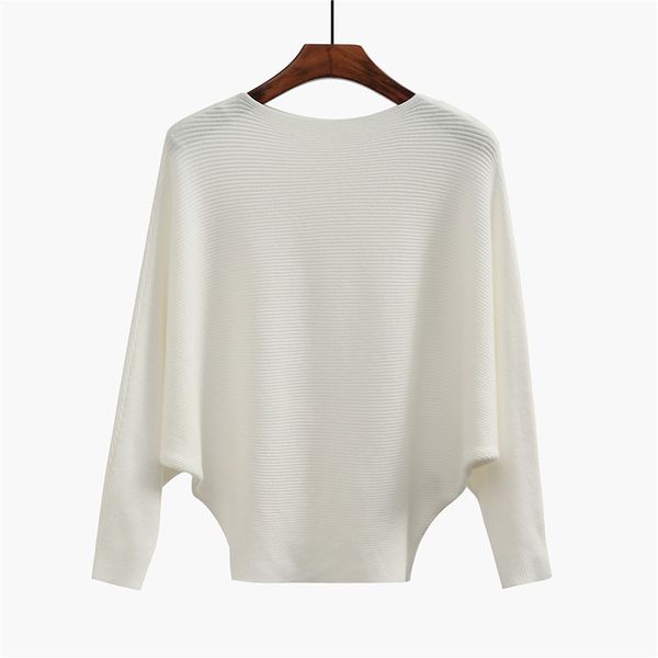 women's sweaters knit sweater ladies bat shirt word collar solid color, White;black
women's sweaters knit sweater ladies bat shirt word collar solid color, White;black