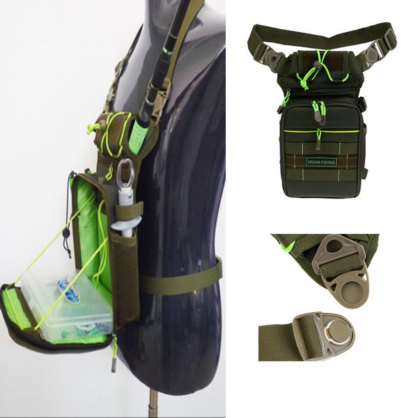 fishing tackle bag lure storage bag fishing rod holder with 5 compartment box 2 color
fishing tackle bag lure storage bag fishing rod holder with 5 compartment box 2 color