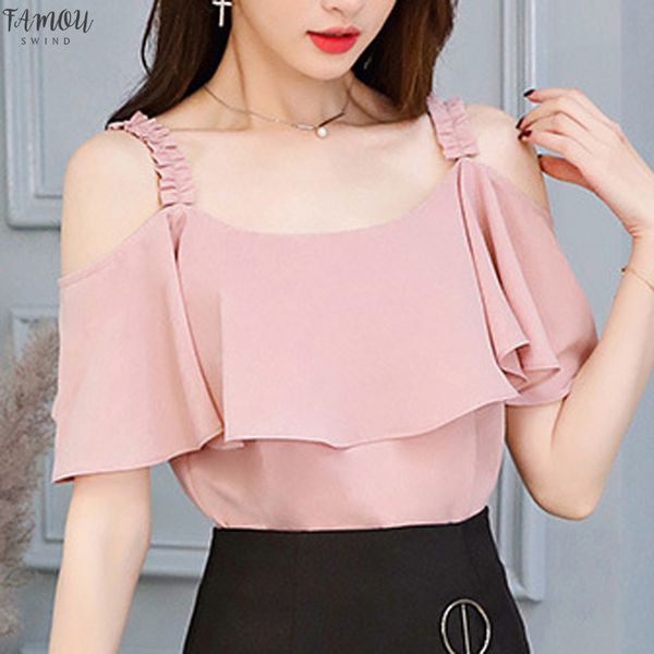 2020 new blouse women summer white solid ruffle chiffon blouses woman cold shoulder square collar womens and
2020 new blouse women summer white solid ruffle chiffon blouses woman cold shoulder square collar womens and