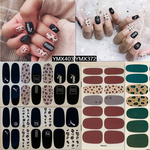 lamemoria 3d multicolor adhesive stickers ymx 14 tips leopard printed logo decals manicure sliders waterproof nail decorations, Black
lamemoria 3d multicolor adhesive stickers ymx 14 tips leopard printed logo decals manicure sliders waterproof nail decorations, Black