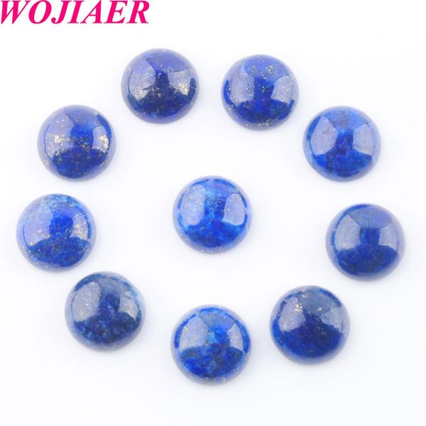 wojiaer 12x5mm cabochon beads natural lapis lazuli stone round healing bead fit for women men diy handmade jewelry du8202, Black
wojiaer 12x5mm cabochon beads natural lapis lazuli stone round healing bead fit for women men diy handmade jewelry du8202, Black