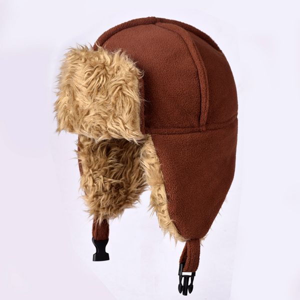 polar fleece ushanka women men's winter earflap ski cap thick warm bomber hat brown grey black pink orange windproof, Blue;gray
polar fleece ushanka women men's winter earflap ski cap thick warm bomber hat brown grey black pink orange windproof, Blue;gray