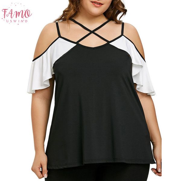 womens blouses 2020 off the shoulder short sleeve v neck shirt chiffon blouse shirt casual plus size blusas 610, White
womens blouses 2020 off the shoulder short sleeve v neck shirt chiffon blouse shirt casual plus size blusas 610, White