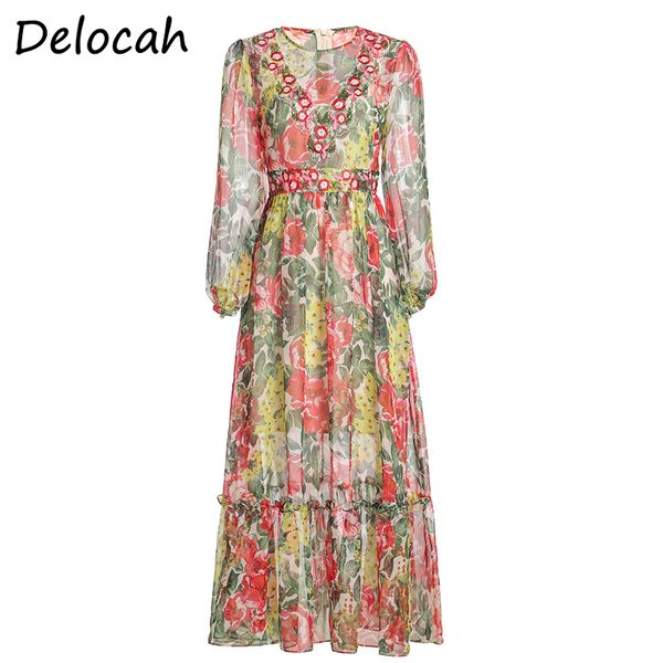 delocah spring summer women dress runway fashion designer lantern sleeve gorgeous embroidery floral printed female dresses, Black;gray
delocah spring summer women dress runway fashion designer lantern sleeve gorgeous embroidery floral printed female dresses, Black;gray