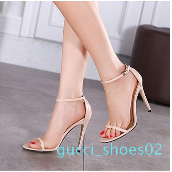 wholesale new arrival women sandals shoes, high heels lady shoes dress shoes women shoes round toe size 35-40 g2, Black