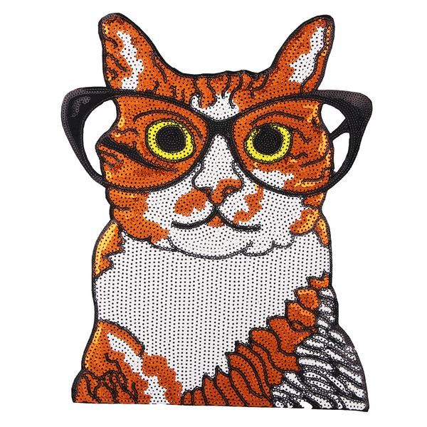 embroidery sequined cat patches for jeans,cats sequins appliques for jackets,badges patches for clothing a63, Black
embroidery sequined cat patches for jeans,cats sequins appliques for jackets,badges patches for clothing a63, Black