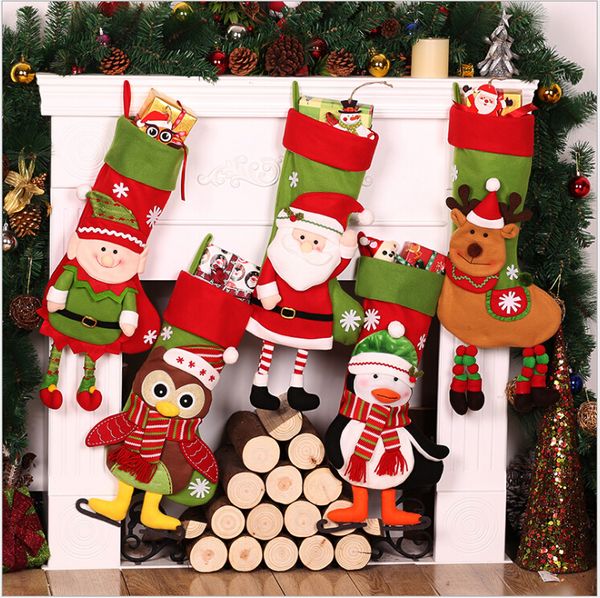 40*22cm creative christmas gifts of high - grade cloth art the old hang christmas gift bags decoration stockings
40*22cm creative christmas gifts of high - grade cloth art the old hang christmas gift bags decoration stockings