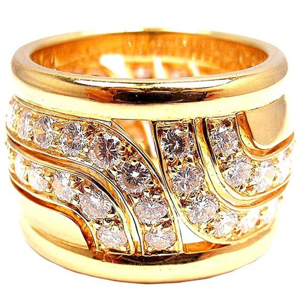 unique style crystal gold wide big party finger ring luxury wedding band men women large size rings huge anel jewelry z3m088, Silver
unique style crystal gold wide big party finger ring luxury wedding band men women large size rings huge anel jewelry z3m088, Silver