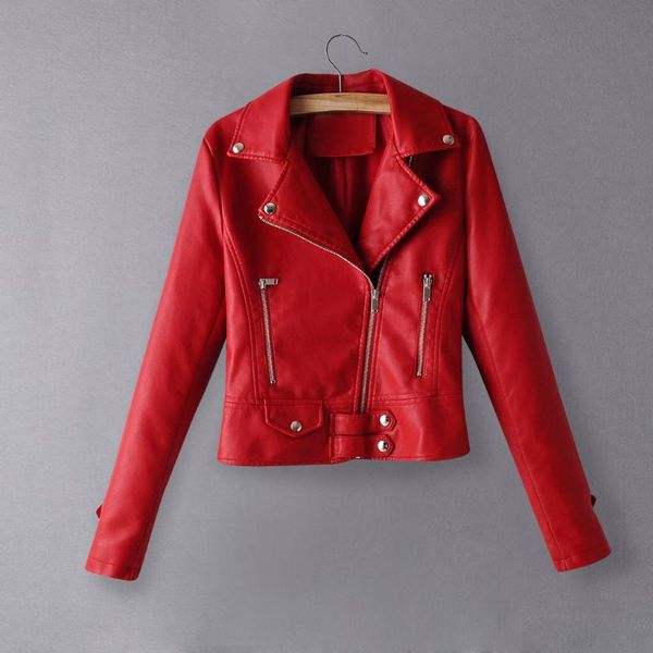женская кожаная куртка пальто осень зима молния байкерская куртка коротко обрезанный мотор негабаритные кожаные женские пальто и пиджаки#j30, Black 
женская кожаная куртка пальто осень зима молния байкерская куртка коротко обрезанный мотор негабаритные кожаные женские пальто и пиджаки#j30, Black