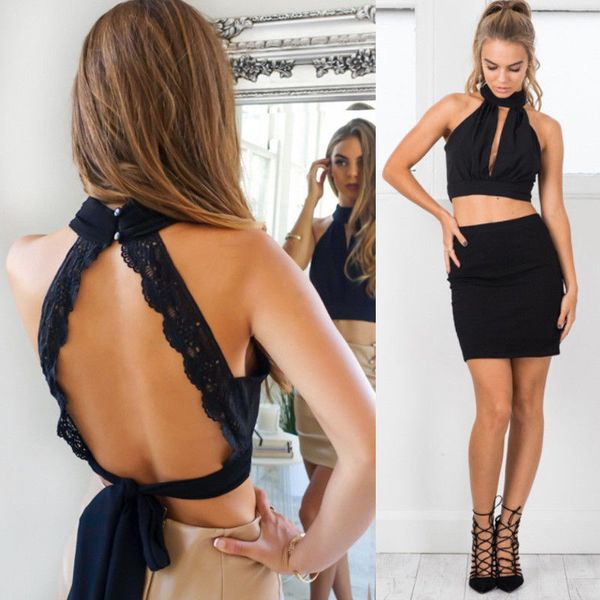 halter vest summer fashion women hollow crop sleeveles solid tank ladies clubwear backless lace-up vest, White
halter vest summer fashion women hollow crop sleeveles solid tank ladies clubwear backless lace-up vest, White