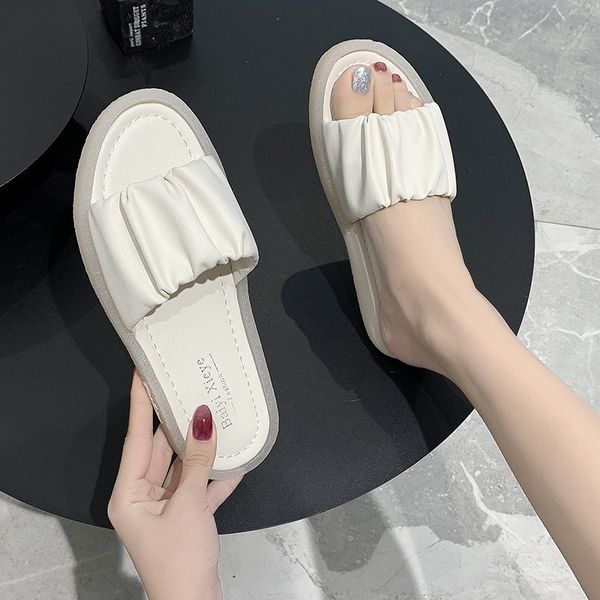 shoes slippers flat slipers women summer woman slides fashion 2020 beach soft basic rome rubber pu slippers casual, Black 
shoes slippers flat slipers women summer woman slides fashion 2020 beach soft basic rome rubber pu slippers casual, Black