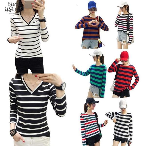 women t shirts women harajuku stitching female o neck long sleeves striped t shirt drop shipping good quality, White
women t shirts women harajuku stitching female o neck long sleeves striped t shirt drop shipping good quality, White