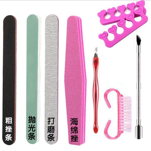 9pcs finger manicure set for nail kit multifunctional nails dead skin removal and repairing tools random color
9pcs finger manicure set for nail kit multifunctional nails dead skin removal and repairing tools random color