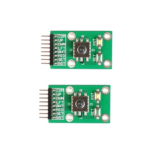 2 шт кнопки навигации модуль 5d rocker джойстик независимая клавиатура для arduino mcu
2 шт кнопки навигации модуль 5d rocker джойстик независимая клавиатура для arduino mcu