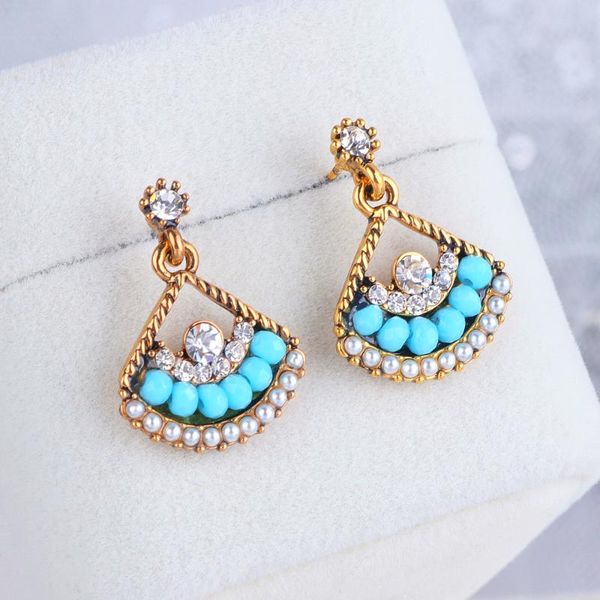 new bohemia crystal dangle drop earrings for women accessories aretes de mujer gold color fan shaped earrings ethnic jewelry, Silver
new bohemia crystal dangle drop earrings for women accessories aretes de mujer gold color fan shaped earrings ethnic jewelry, Silver