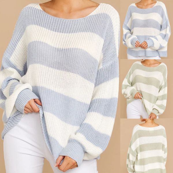 new women sweaters plus size pullovers winter women casual pullover knitted striped long sleeve loose o-neck sweater y801, White;black
new women sweaters plus size pullovers winter women casual pullover knitted striped long sleeve loose o-neck sweater y801, White;black