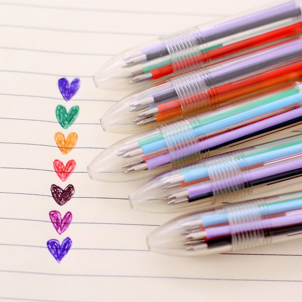 10pcs 6 in1 colors creative stationery cartoon colorful cute writing colorful kawaii ballpoint pens school office gifts, Blue;orange
10pcs 6 in1 colors creative stationery cartoon colorful cute writing colorful kawaii ballpoint pens school office gifts, Blue;orange