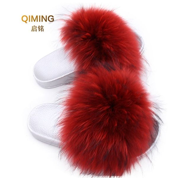 new ladies raccoon fur fluffy slippers women hairy sandals home anti-slip wear leisure beach summer shoes woman flip flops, Black
new ladies raccoon fur fluffy slippers women hairy sandals home anti-slip wear leisure beach summer shoes woman flip flops, Black