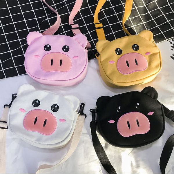 casual canvas children's mini crossbody bags baby girls cute pig small shoulder bag boys kids gift accessories coin purse bag, White
casual canvas children's mini crossbody bags baby girls cute pig small shoulder bag boys kids gift accessories coin purse bag, White