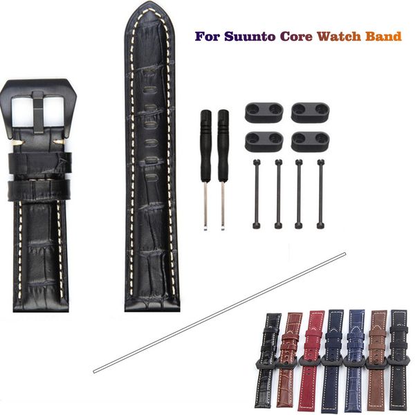 fashion simple men watchbands for suunto core watch band leather strap pin buckle replacement kit - includes lugs adapt durable, Black;brown
fashion simple men watchbands for suunto core watch band leather strap pin buckle replacement kit - includes lugs adapt durable, Black;brown