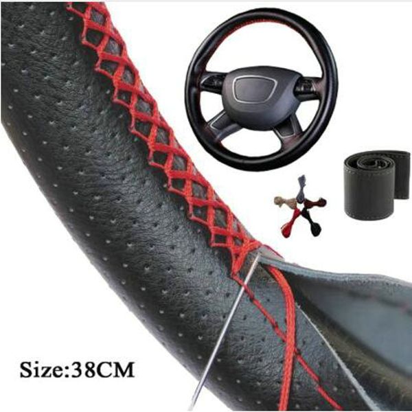 38cm car covers steering wheel leather for inifiniti kia rio 3 k2 sportage ceed fiesta mondeo accessories
38cm car covers steering wheel leather for inifiniti kia rio 3 k2 sportage ceed fiesta mondeo accessories