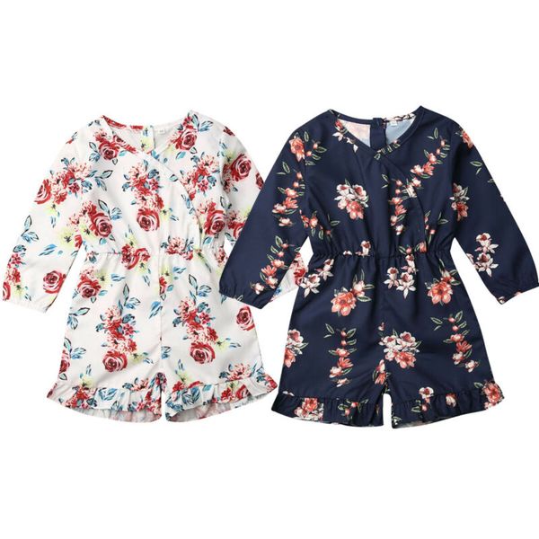 2019 new fashion sweet toddler baby girl floral romper slim elastic jumpsuit clothes long sleeve outfit spring autumn wear, Blue
2019 new fashion sweet toddler baby girl floral romper slim elastic jumpsuit clothes long sleeve outfit spring autumn wear, Blue