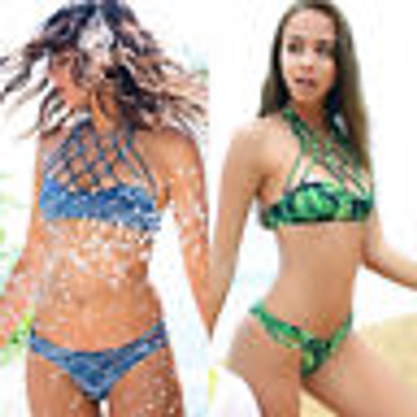 women bikini set padded push-up swimsuit floral print bathing suit bandage halter swimwear low waist mesh beachwear 2018
women bikini set padded push-up swimsuit floral print bathing suit bandage halter swimwear low waist mesh beachwear 2018