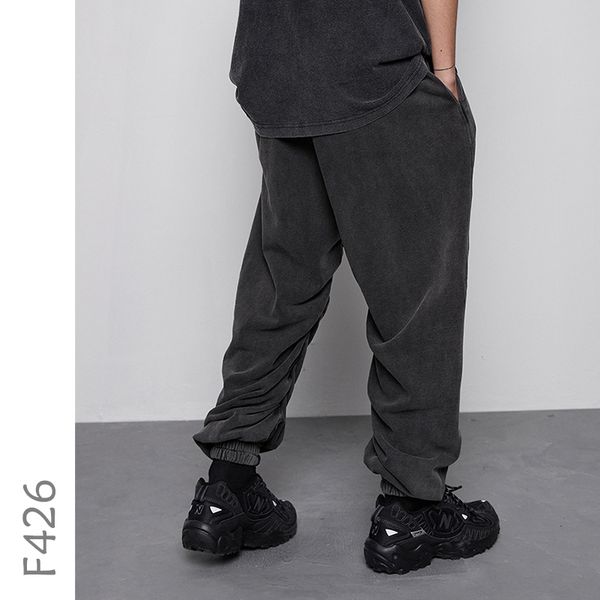 men's pants f426 design fashion jogger mujer 100% cotton loose fit pure color streetwear men cargo, Black
men's pants f426 design fashion jogger mujer 100% cotton loose fit pure color streetwear men cargo, Black