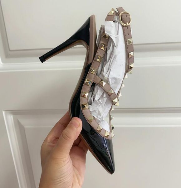 2019 wedding women black slingback strappy spikes leather poined toes high heeled heels shoes stiletto heel shoes pump 10cm
2019 wedding women black slingback strappy spikes leather poined toes high heeled heels shoes stiletto heel shoes pump 10cm