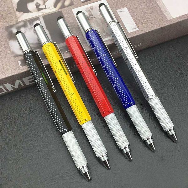 6 functions luxury metal ballpoint pen multicolored rollerball pens school office stationery gift, Blue;orange
6 functions luxury metal ballpoint pen multicolored rollerball pens school office stationery gift, Blue;orange