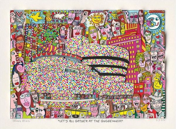 james rizzi - lets all gather at the guggenheim home decor handpainted oil painting on canvas wall art canvas pictures 191223
james rizzi - lets all gather at the guggenheim home decor handpainted oil painting on canvas wall art canvas pictures 191223
