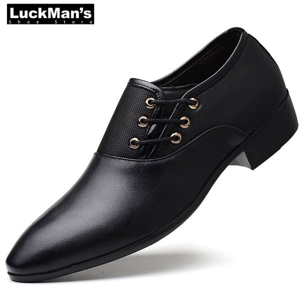 luckman big size 38-48 fashion men formal shoes man wedding dress shoes pointed toe oxfords british lace-up men's, Black
luckman big size 38-48 fashion men formal shoes man wedding dress shoes pointed toe oxfords british lace-up men's, Black