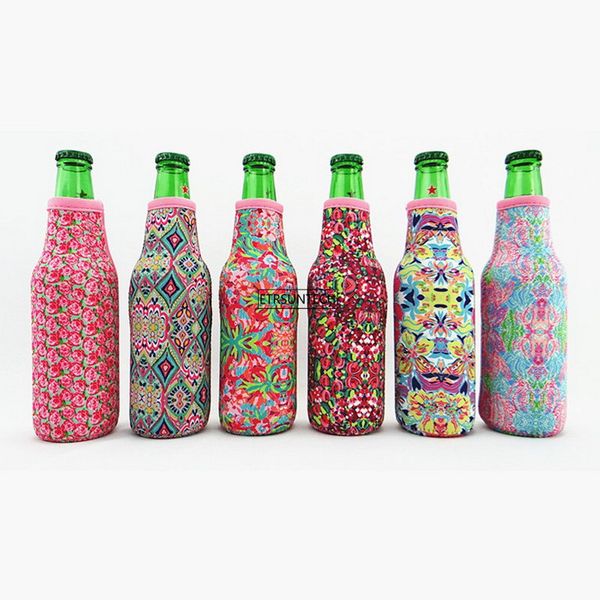 6pcs 330ml beer bottle cooler sleeve floral design 3mm neoprene zipper sleeve fully stitched insulated beer bottle covers
6pcs 330ml beer bottle cooler sleeve floral design 3mm neoprene zipper sleeve fully stitched insulated beer bottle covers