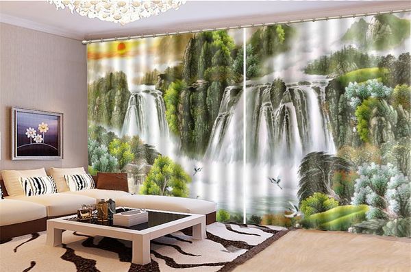 landscape curtain promotion beautiful waterfall scenery beautiful and practical blackout curtains in the living room bedroom
landscape curtain promotion beautiful waterfall scenery beautiful and practical blackout curtains in the living room bedroom