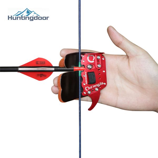 red aluminum archery finger guard cowhide archery finger tab shooting advanced protect outdoor sports hunting training, Black;red
red aluminum archery finger guard cowhide archery finger tab shooting advanced protect outdoor sports hunting training, Black;red