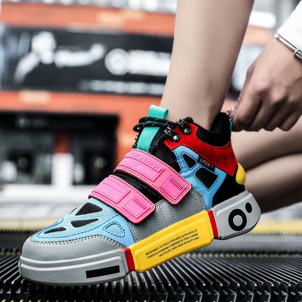 large size mixed colors teens men popular casual shoes fashion male tenis masculino comfortable couple sneakers, Black
large size mixed colors teens men popular casual shoes fashion male tenis masculino comfortable couple sneakers, Black