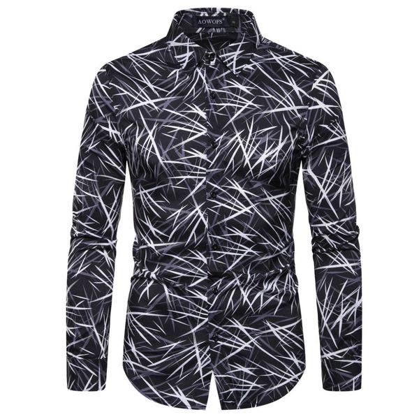 ys041 european spring & autumn clothing large size trend digital printing men's long sleeve shirt, White;black
ys041 european spring & autumn clothing large size trend digital printing men's long sleeve shirt, White;black