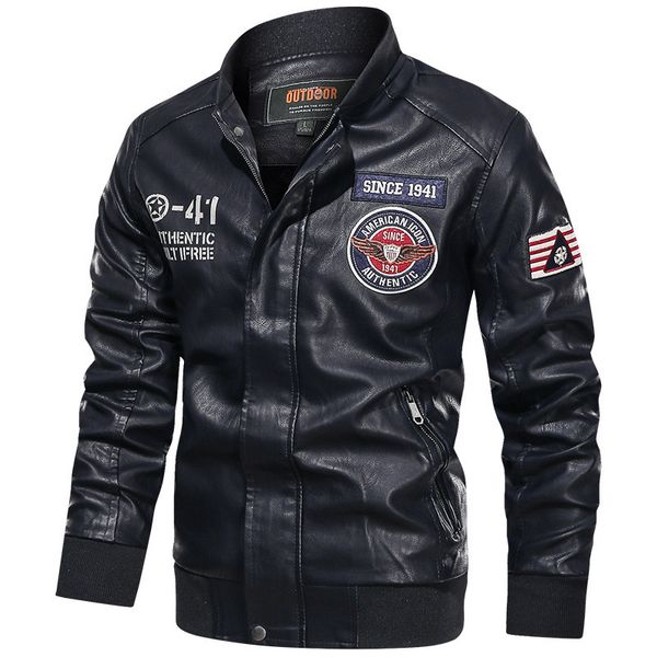 men's jackets kimsere mens leather biker and coats fashion flight bomber outerwear fleece lined faux fur pu clothing size m-4xl, Black;brown
men's jackets kimsere mens leather biker and coats fashion flight bomber outerwear fleece lined faux fur pu clothing size m-4xl, Black;brown