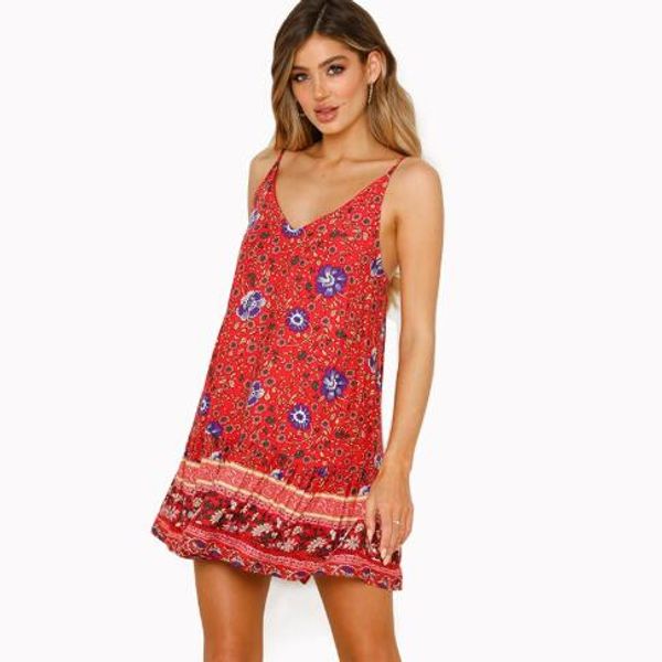 2019 summer womens dress boho floral sleeveless midi dresses women print summer v neck with 3 colors, Black;gray
2019 summer womens dress boho floral sleeveless midi dresses women print summer v neck with 3 colors, Black;gray