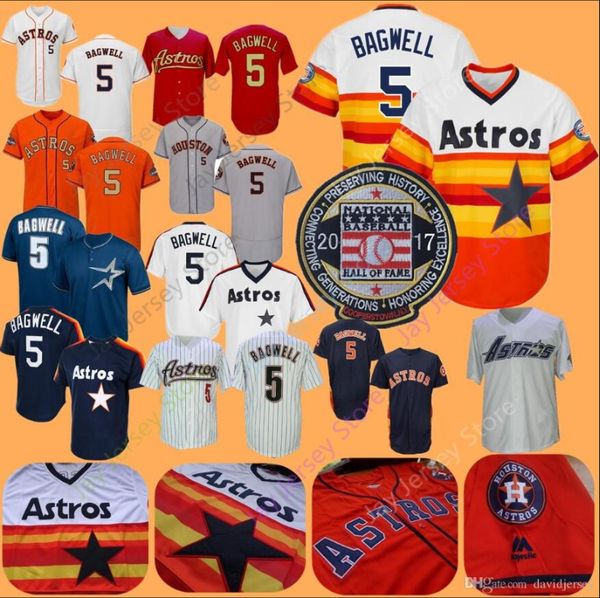 Jeff Bagwell Jersey 2017 HOF Hall of Fame Astros Baseball Jerseys Home Away Rainbow Orange White Blue Pullover Men Women Youth
Jeff Bagwell Jersey 2017 HOF Hall of Fame Astros Baseball Jerseys Home Away Rainbow Orange White Blue Pullover Men Women Youth