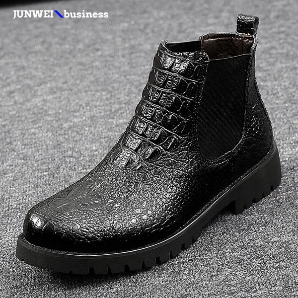 cow genuine leather lace-up keep snow motorcycle fashion men shoes plush warm winter boots a4, Black
cow genuine leather lace-up keep snow motorcycle fashion men shoes plush warm winter boots a4, Black