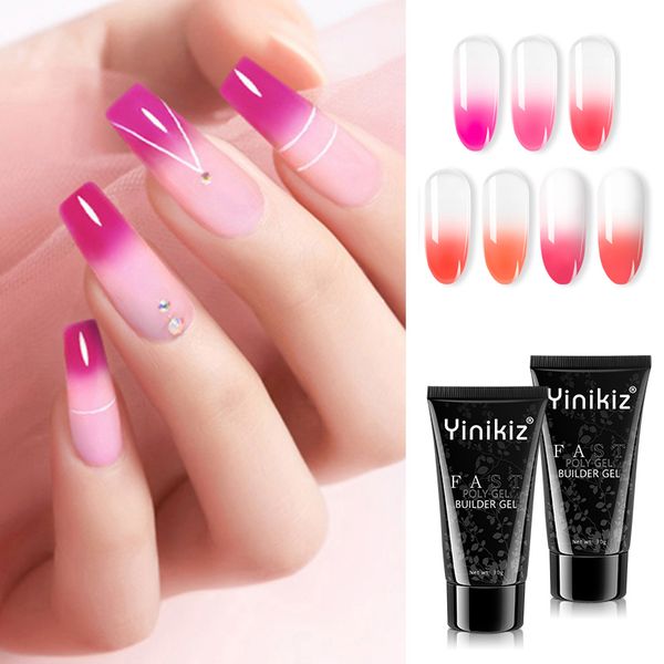 poly gel extend fast uv builder gel nail polish change color with temperature acrylic temperature color manicure varnis 30ml, Red;pink
poly gel extend fast uv builder gel nail polish change color with temperature acrylic temperature color manicure varnis 30ml, Red;pink