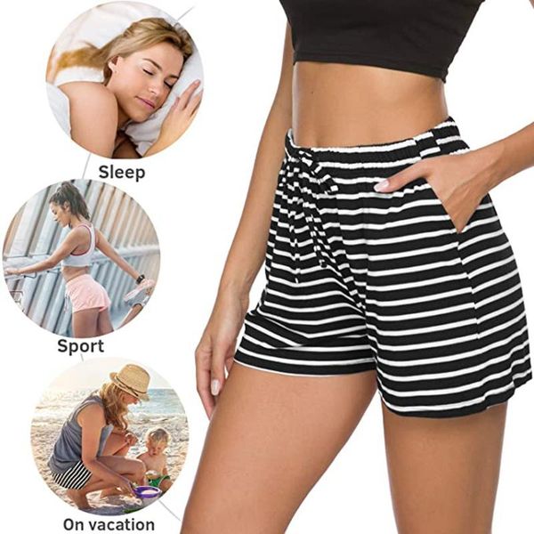 fitness striped printing shorts women sportswear push up loose home short gym shorts woman spodenki damskie, White;black
fitness striped printing shorts women sportswear push up loose home short gym shorts woman spodenki damskie, White;black