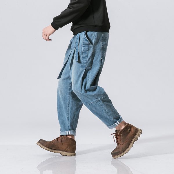 mens harem jeans fashion brand youth classic retro denim distressed hole casual full length big size, Black;brown
mens harem jeans fashion brand youth classic retro denim distressed hole casual full length big size, Black;brown