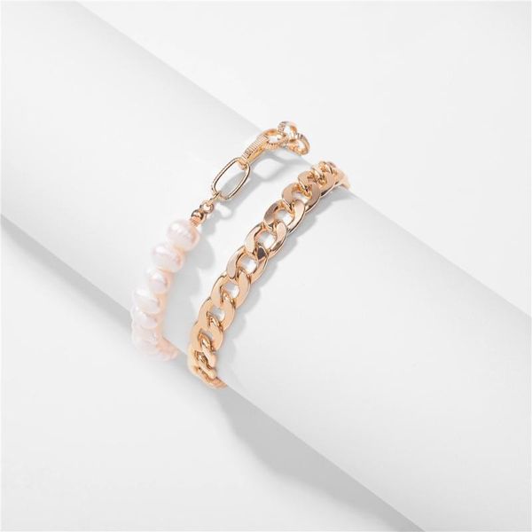 zwpon fashion natural pearl beads bracelet bangle adjustable alloy chain bracelet 2pcs/set for woman female jewelry, Black
zwpon fashion natural pearl beads bracelet bangle adjustable alloy chain bracelet 2pcs/set for woman female jewelry, Black