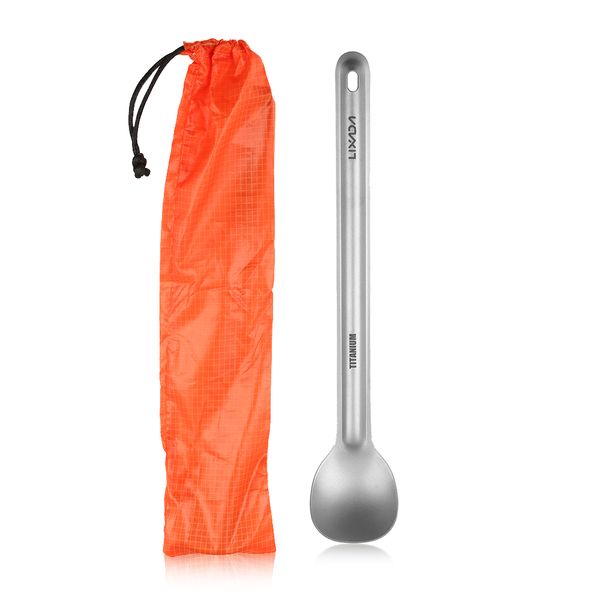 lixada titanium long handle spoon outdoor portable dinner spoon cutlery camping backpacking picnic ultralight 15g
lixada titanium long handle spoon outdoor portable dinner spoon cutlery camping backpacking picnic ultralight 15g