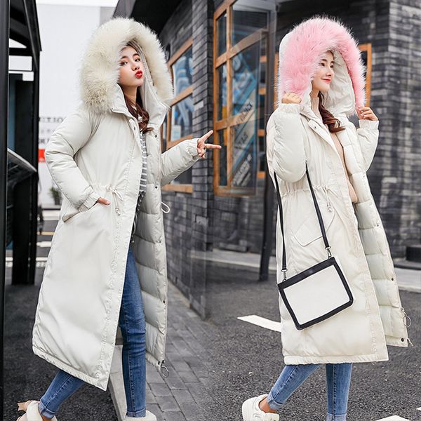 wipalo winter long coat women fur hooded cotton padded female coat winter women long parka warm thicken outwear plus size 3xl, Black
wipalo winter long coat women fur hooded cotton padded female coat winter women long parka warm thicken outwear plus size 3xl, Black