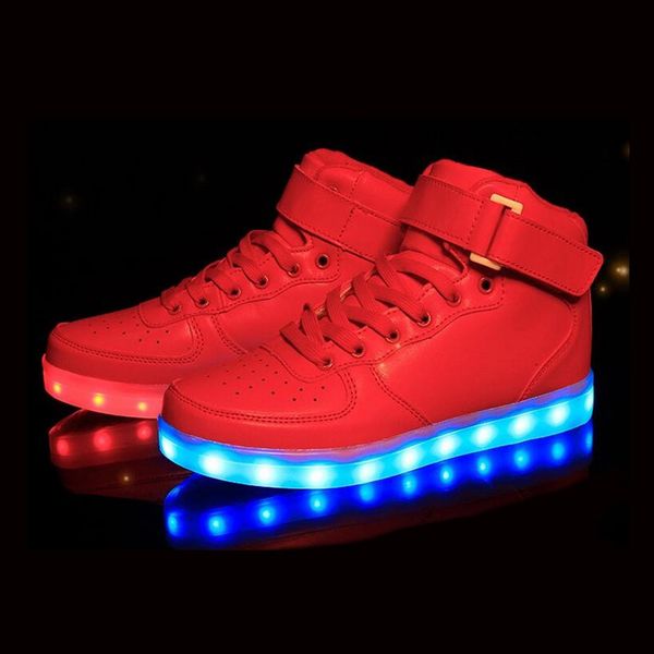 2016 women casual men homme luminous high basket light up shoe mens shoes led schoenen femme chaussures lumineuse for adults, Black
2016 women casual men homme luminous high basket light up shoe mens shoes led schoenen femme chaussures lumineuse for adults, Black