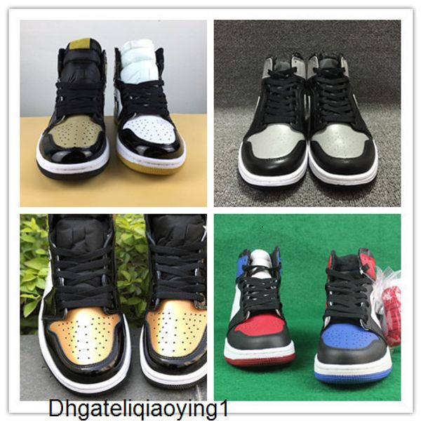 wholesale new 1 high og gold black red white men basketball shoes women sports outdoor fashion trainers sneakers with box size 36-47
wholesale new 1 high og gold black red white men basketball shoes women sports outdoor fashion trainers sneakers with box size 36-47