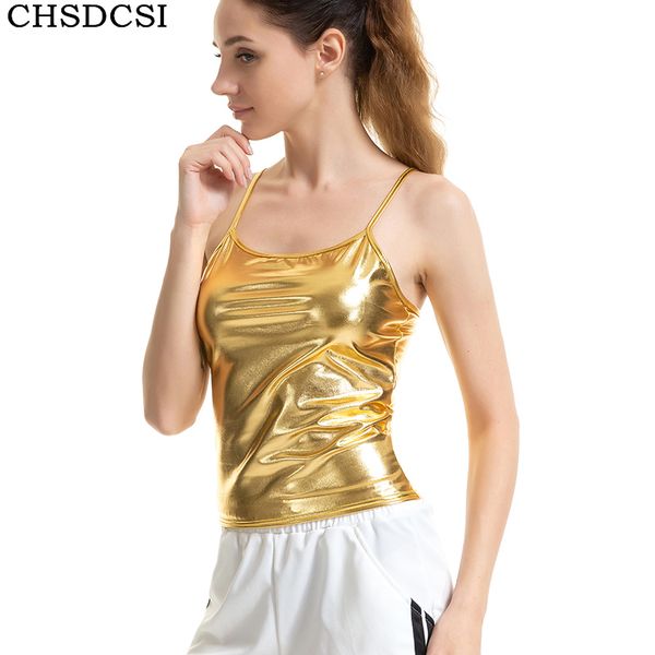 chsdcsi ladies street wear crop strap bodycon pu crop gold skinny camis summer vest women leather club tanks tees, White
chsdcsi ladies street wear crop strap bodycon pu crop gold skinny camis summer vest women leather club tanks tees, White